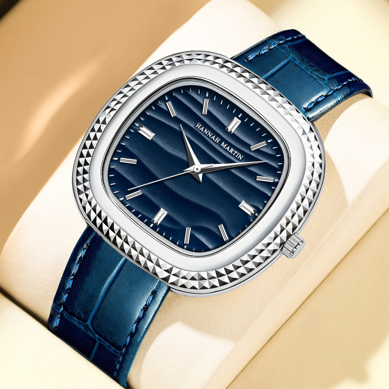 Smartwatch Ladies Watches Branded - ZHANGU 브랜드 시계 블랙 가죽 타원형