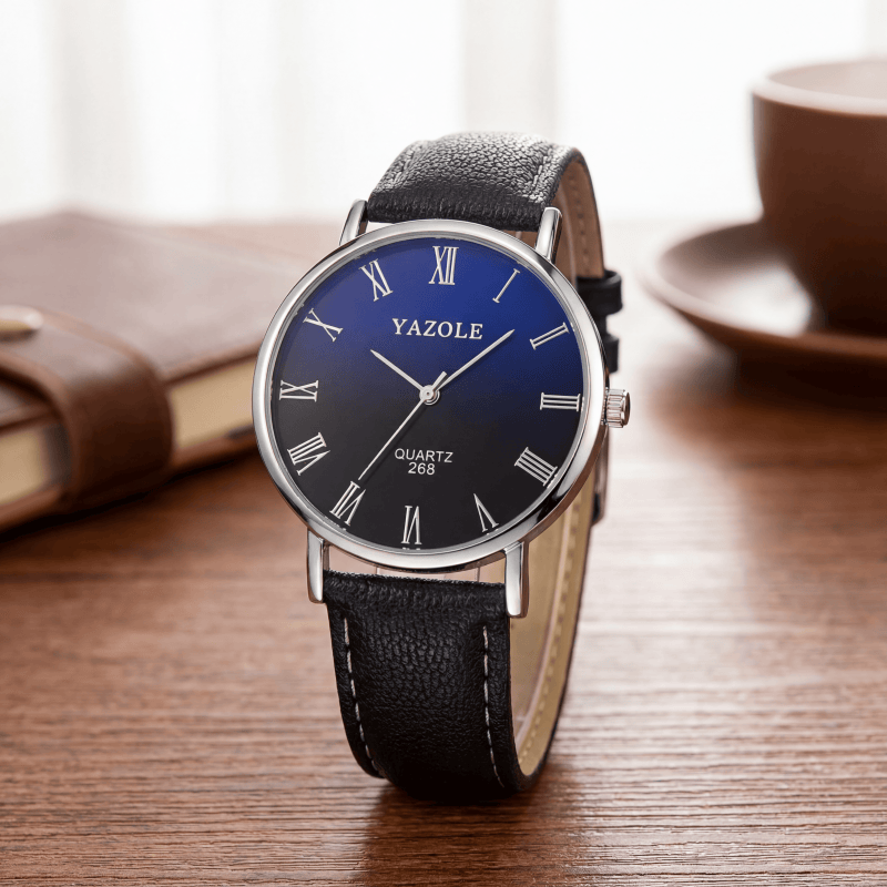 Smartwatch Watches Gift For Men - YAZOLE 남성용 미니멀리스트 쿼츠 시계 울트라