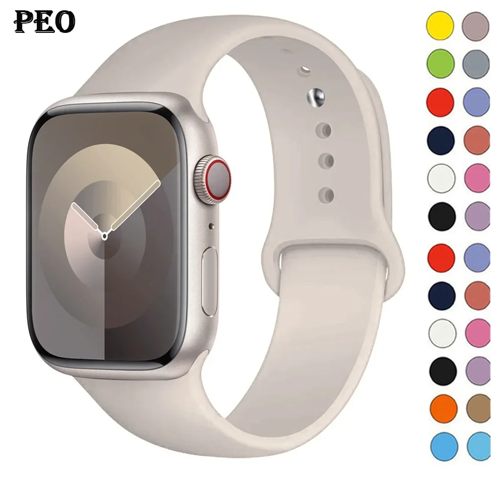 Smartwatch Apple Watches For Women - Apple Watch 스트랩 용 실리콘 밴드