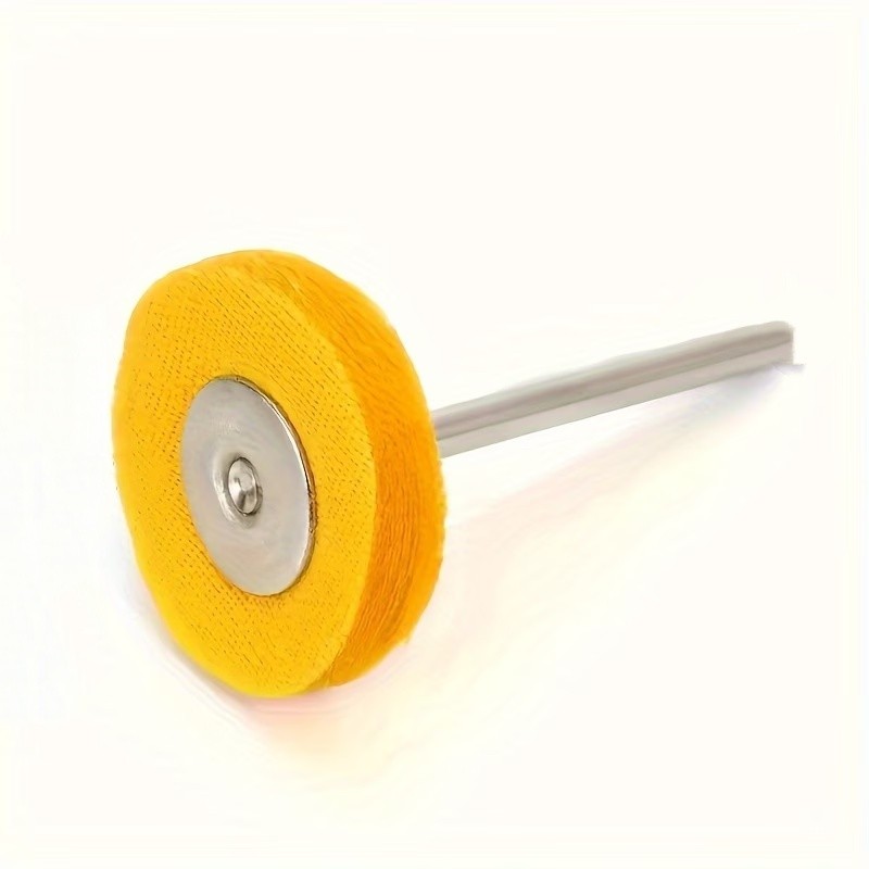 Watch Polishing Cloth - 24Pcs 3mm 노란색 연마 천 휠,