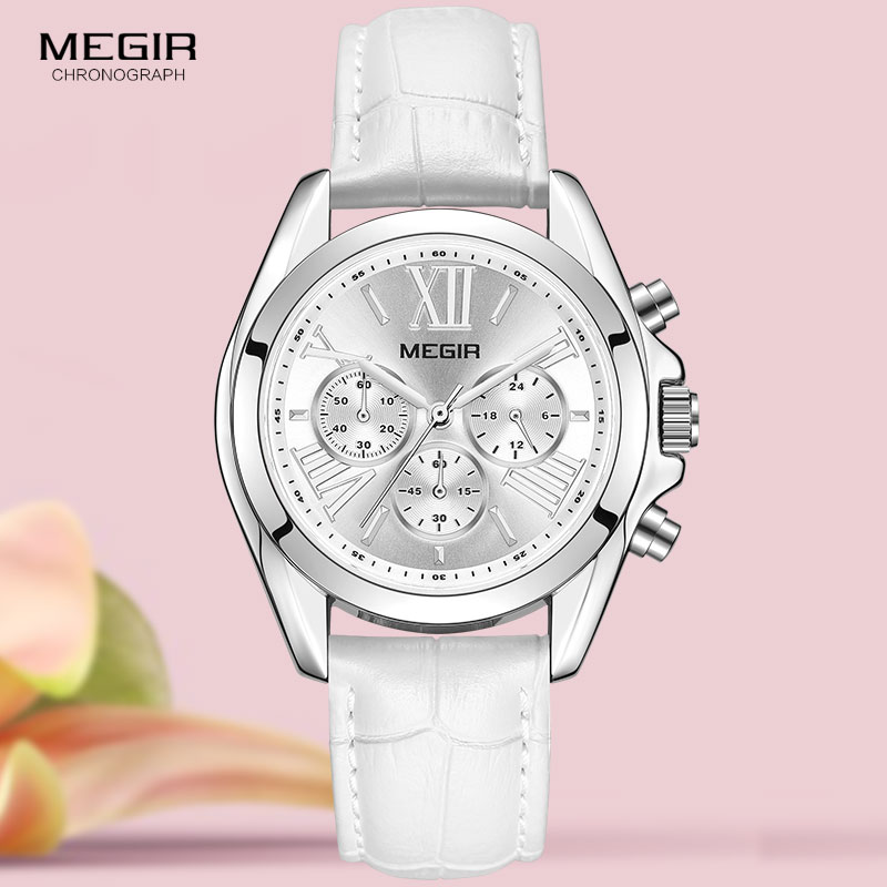 Minimalist Thin Watch - MEGIR2019 새로운 고급 가죽 시계 여성