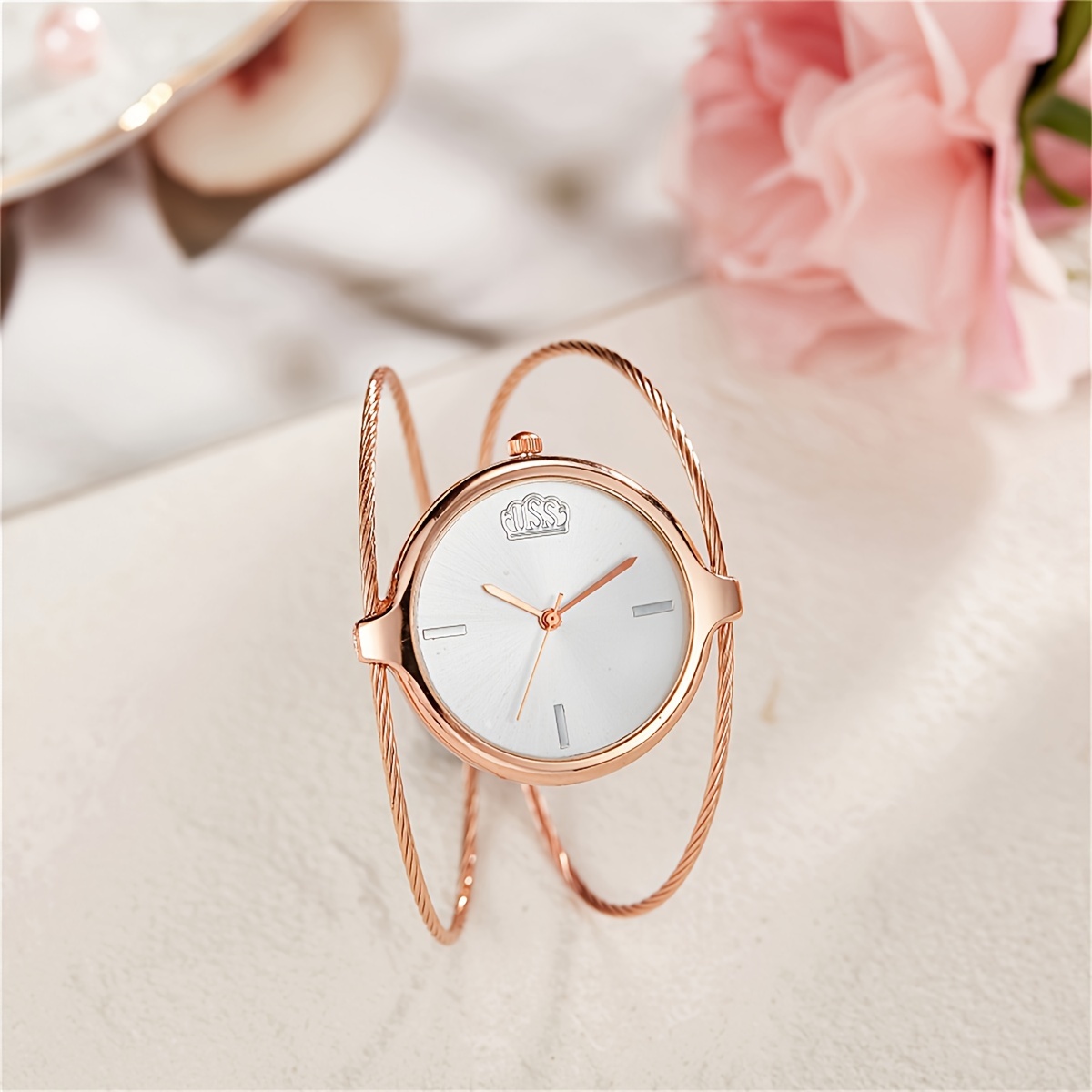 Minimalist Thin Watch - 패션 캐주얼 여성용 쿼츠 시계, 원형