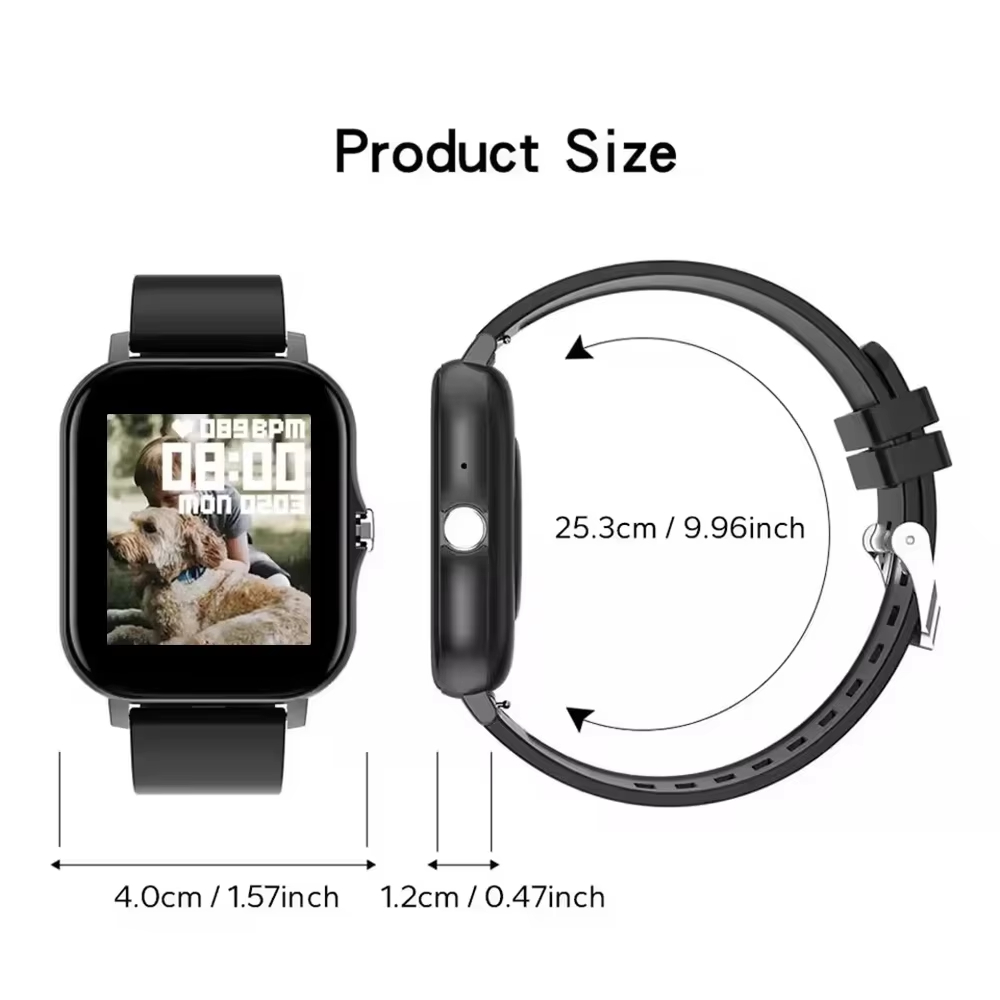 레노버 2026 새로운 풀 터치 스크린 스마트 워치 남 - Smartwatch Watches Gift For Men 리뷰 및 가격