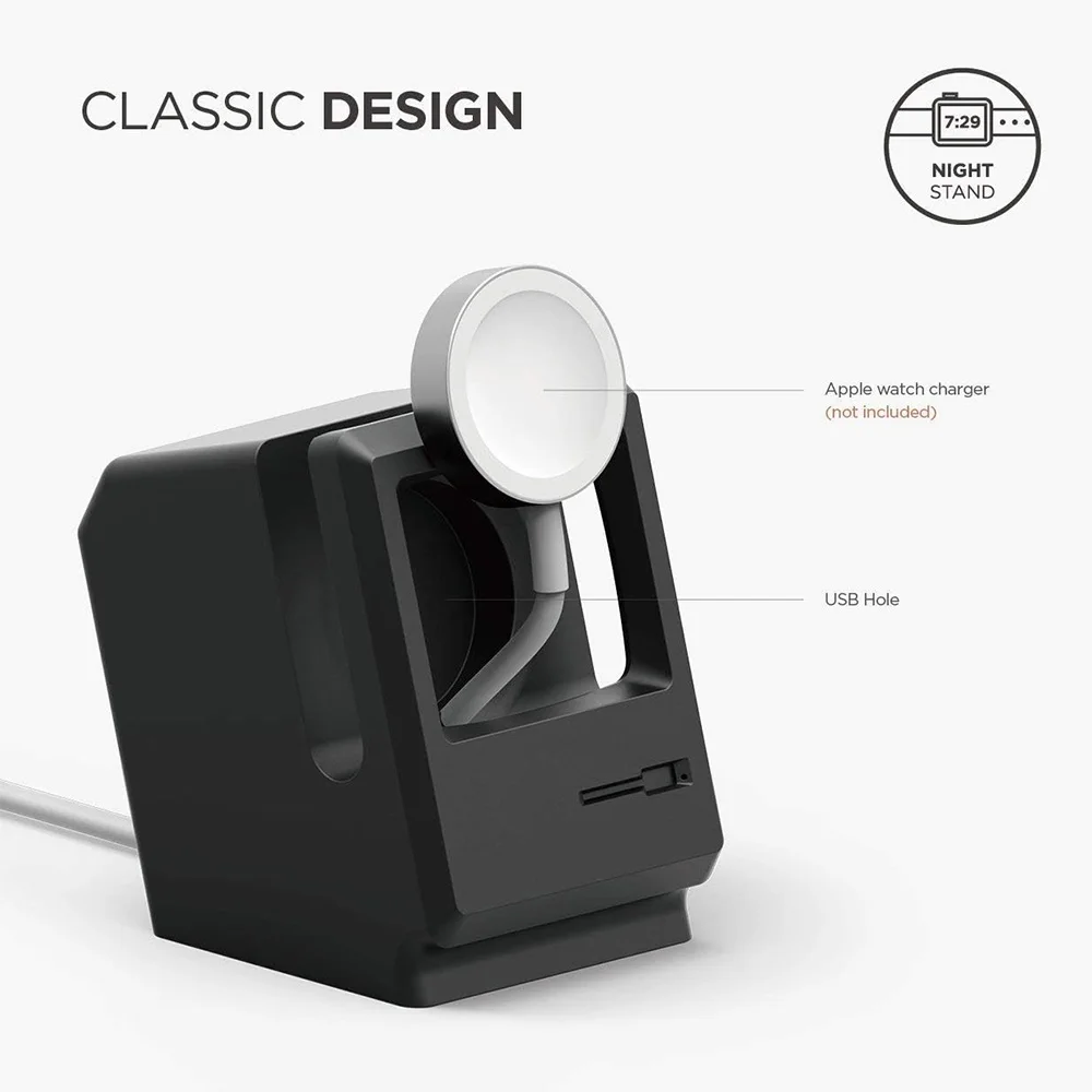 Apple Watch 용 실리콘 충전기 스탠드 7 6  - Watch Charging Dock 리뷰 및 가격