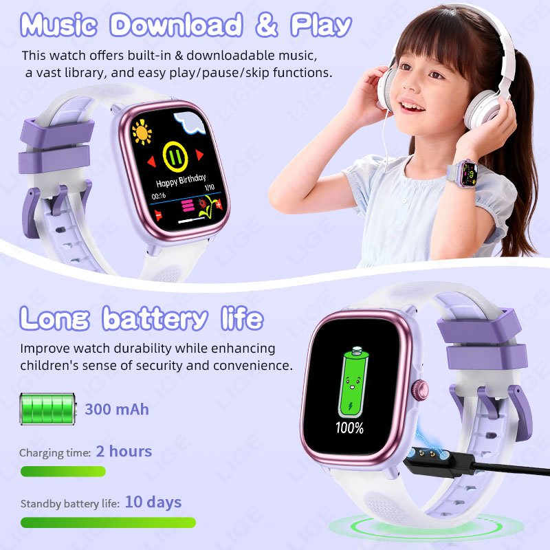 LIGE 어린이 소녀 소년 선물 스마트 시계 피트니스  - French Connection Watches Smartwatch App 리뷰 및 가격