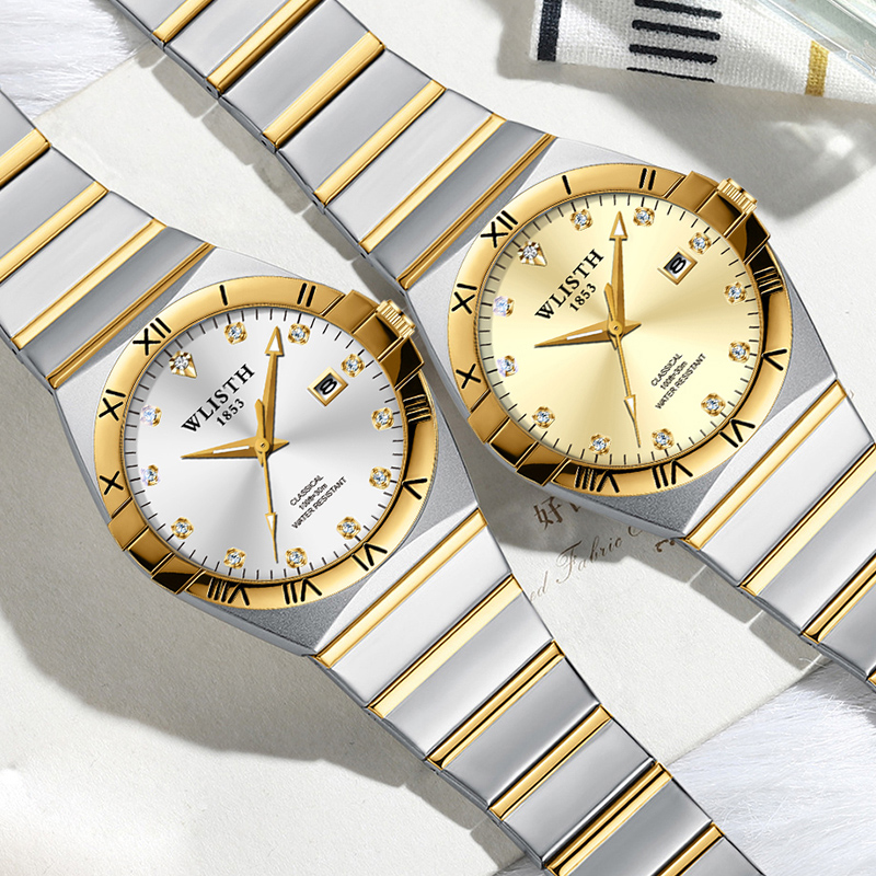 럭셔리 남성용 쿼츠 비즈니스 손목시계 스테인리스 스틸  - Smartwatch Watches Gift For Men 리뷰 및 가격