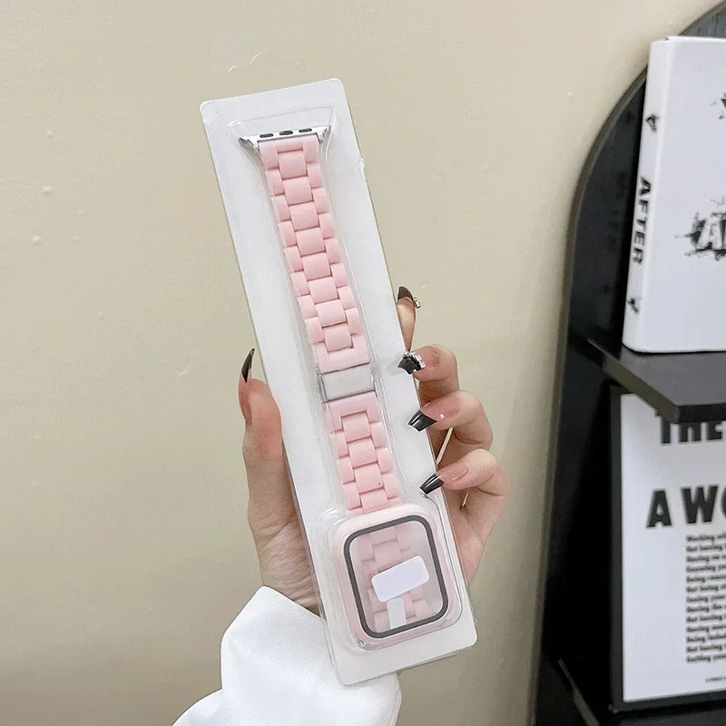 시계 스트랩 + 케이스 + 유리 apple 시계 밴드  - Smartwatch Apple Watches For Women 리뷰 및 가격