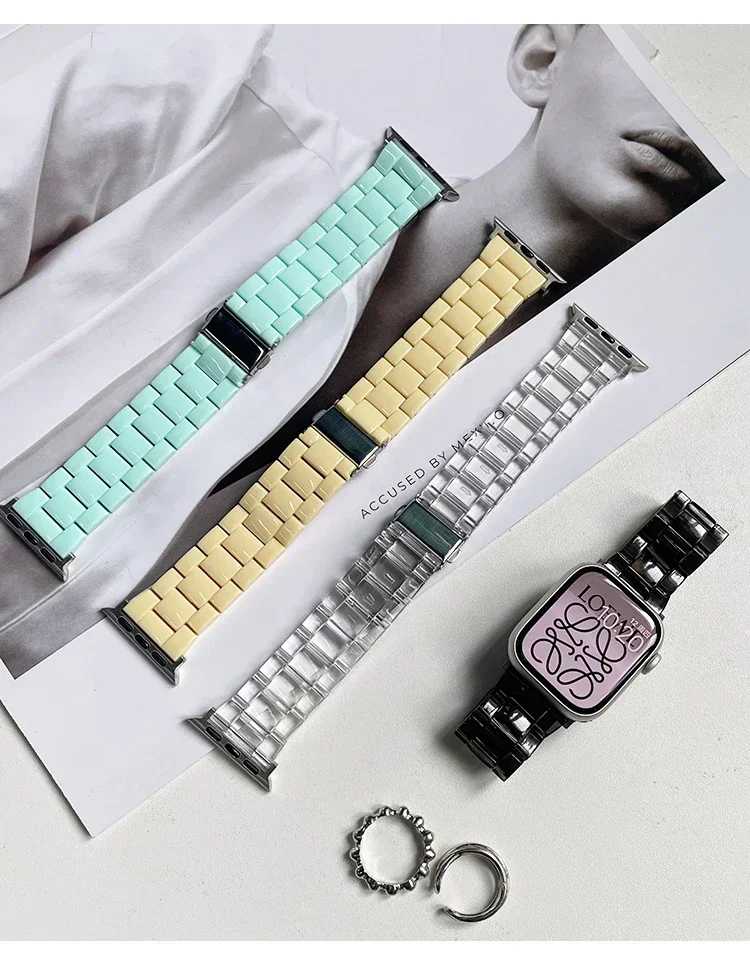시계 스트랩 + 케이스 + 유리 apple 시계 밴드  - Smartwatch Apple Watches For Women 리뷰 및 가격
