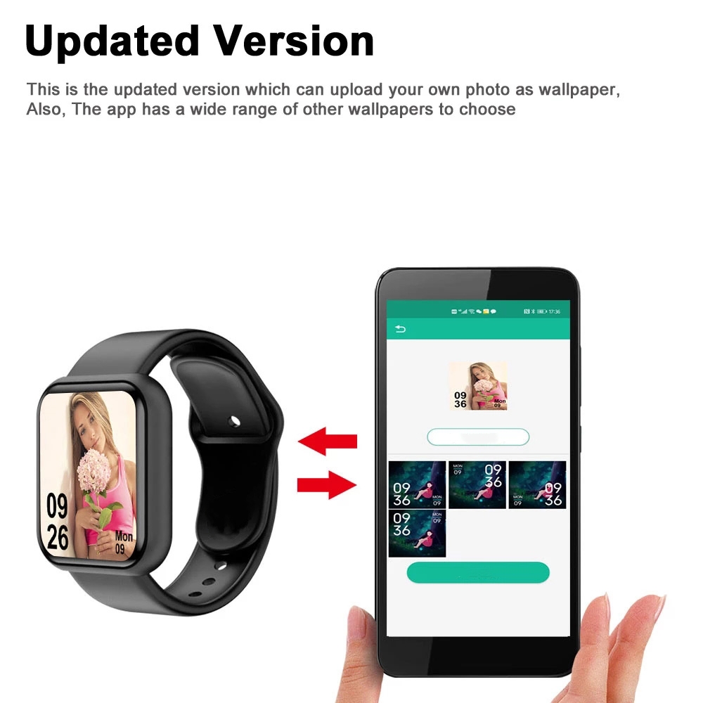 스마트 워치 남녀공용 스포츠 모드 음악 제어 칼로리 거 - Smartwatch Watches For Women Smart 리뷰 및 가격