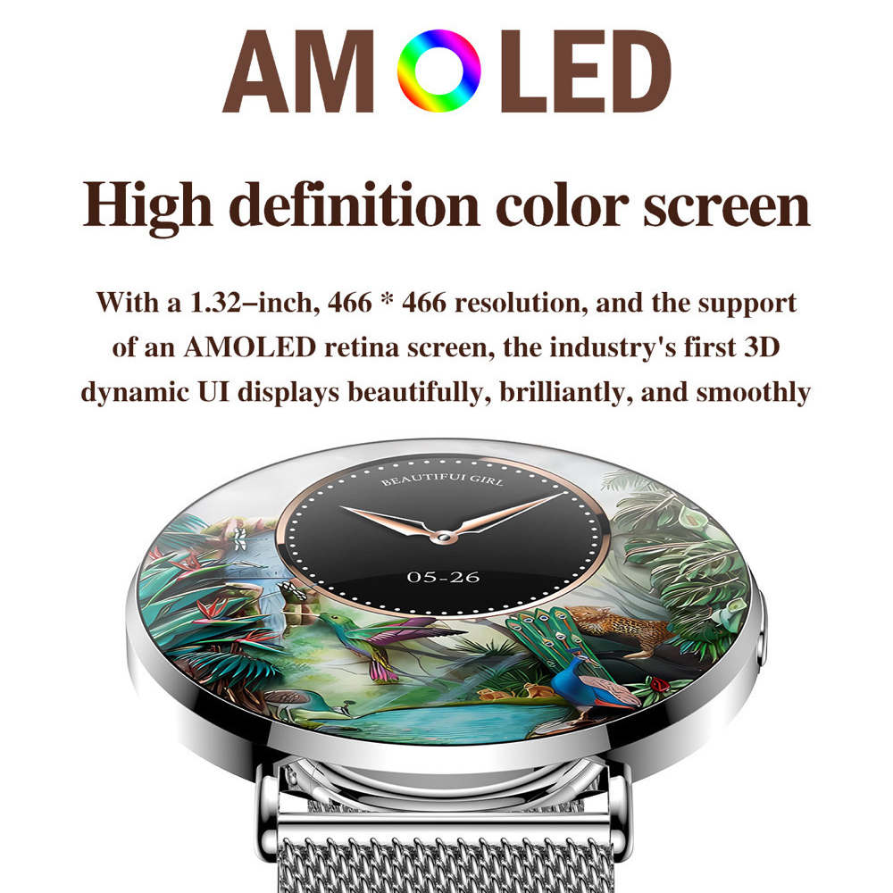 AMOLED 스크린 블루투스 통화 다이내믹 다이얼 스마 - Smartwatch English 리뷰 및 가격