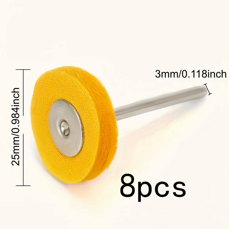 8Pcs 3mm 노란색 연마 천 휠, 내마모성 보풀 없 - Watch Polishing Cloth 리뷰 및 가격