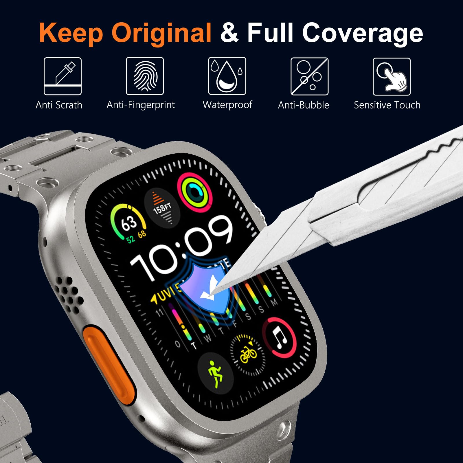 Apple Watch Ultra 49mm 티타늄 금속  - Smartwatch Watches Gift For Men 리뷰 및 가격