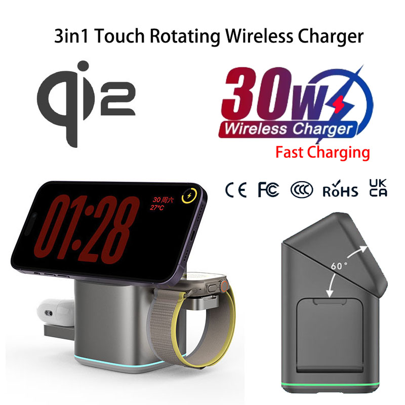 Praiser 25W Qi2 접이식 터치 자동 회전 마 - Watches Smartwatch Samsung 리뷰 및 가격