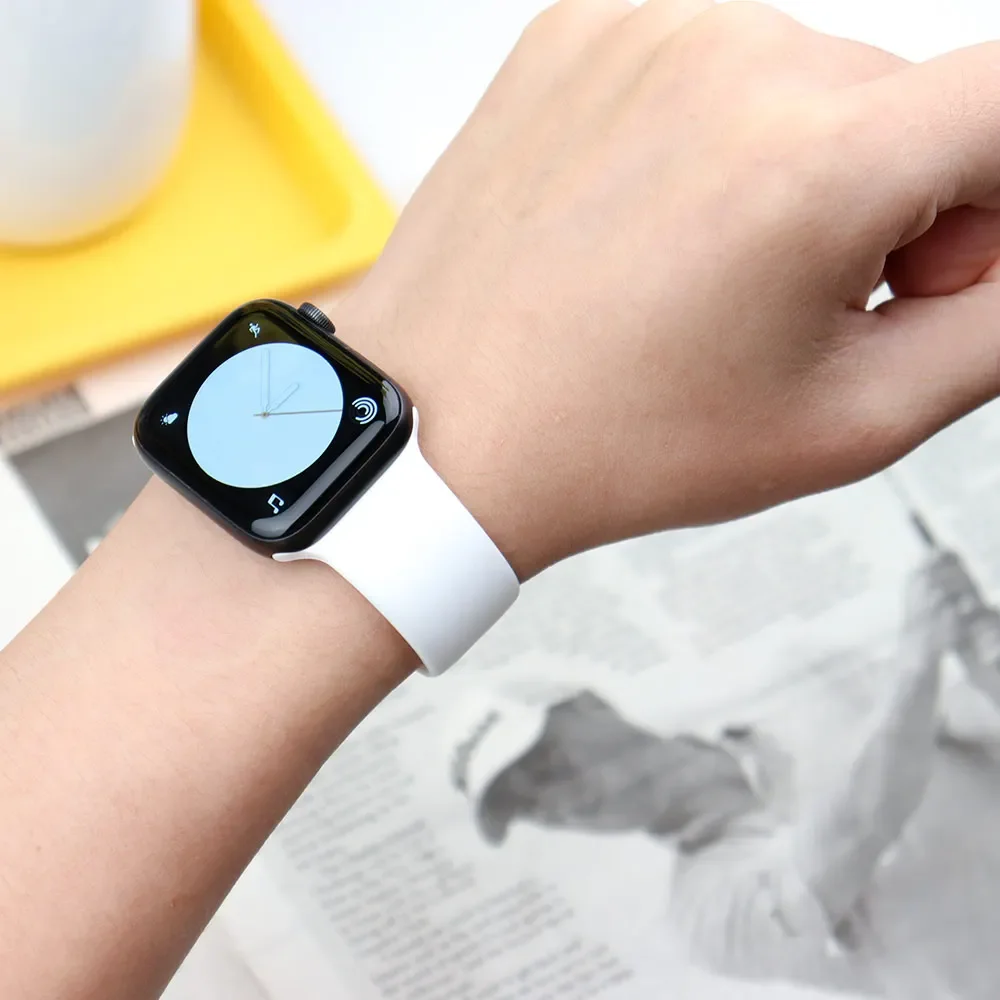 Apple Watch 스트랩 용 실리콘 밴드 44mm  - Smartwatch Apple Watches For Women 리뷰 및 가격