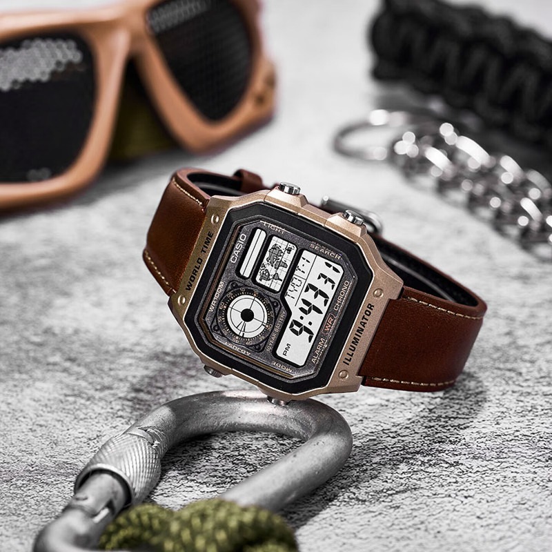 카시오 AE-1200WHL-5A 빈티지 로얄 스퀘어 시 - Vintage Digital Watch 리뷰 및 가격