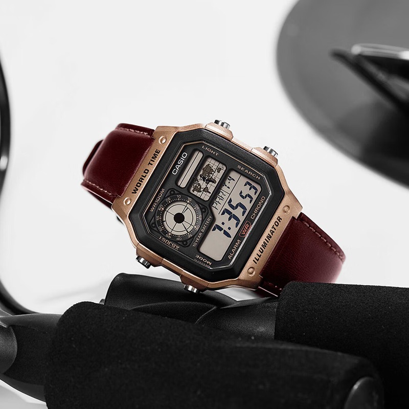 카시오 AE-1200WHL-5A 빈티지 로얄 스퀘어 시 - Vintage Digital Watch 리뷰 및 가격