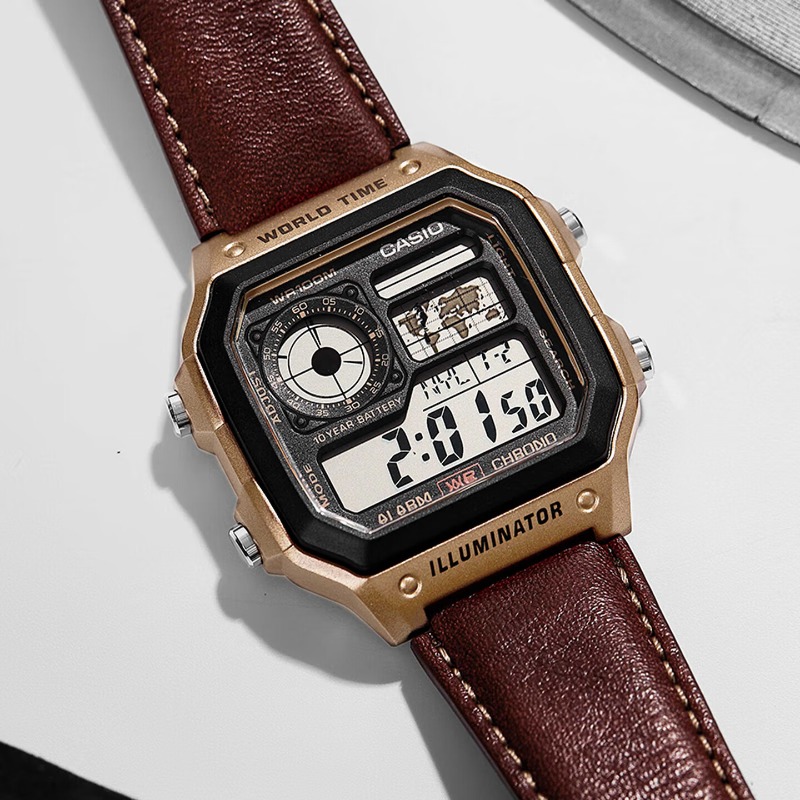 카시오 AE-1200WHL-5A 빈티지 로얄 스퀘어 시 - Vintage Digital Watch 리뷰 및 가격