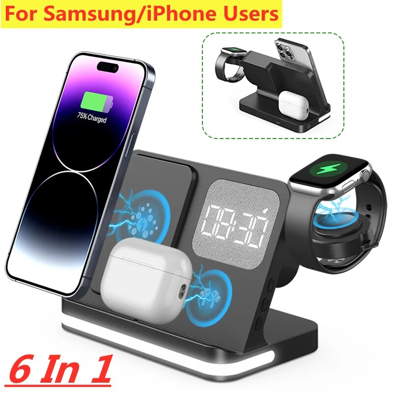 무선 충전기 스탠드, 아이폰 15, 14, 삼성 S23 - Watches Smartwatch Samsung 리뷰 및 가격