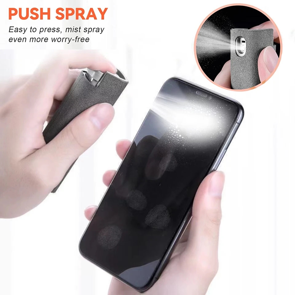 2 인 1 휴대폰 스크린 클리너 스프레이 컴퓨터 휴대  - Watch Polishing Cloth 리뷰 및 가격