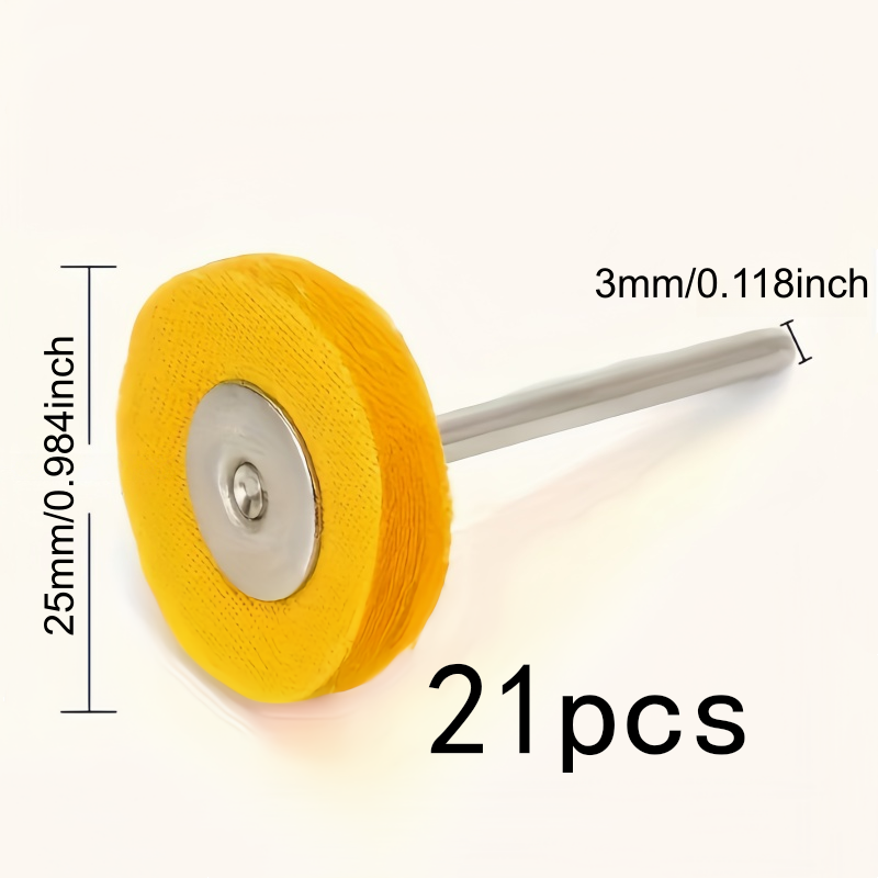21Pcs 3mm 노란색 연마 천 휠, 내마모성 보풀  - Watch Polishing Cloth 리뷰 및 가격