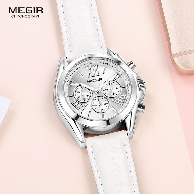 MEGIR2019 새로운 고급 가죽 시계 여성 여성 톱 - Minimalist Thin Watch 리뷰 및 가격
