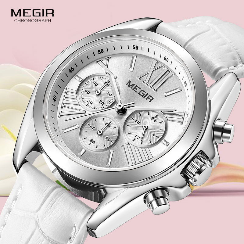 MEGIR2019 새로운 고급 가죽 시계 여성 여성 톱 - Minimalist Thin Watch 리뷰 및 가격