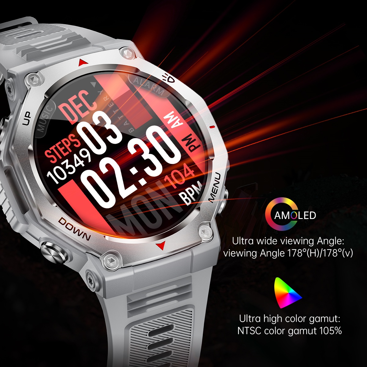 2025 신형 프로페셔널 스포츠 스마트워치 남성용 AM - Watch Vs Amazfit 리뷰 및 가격