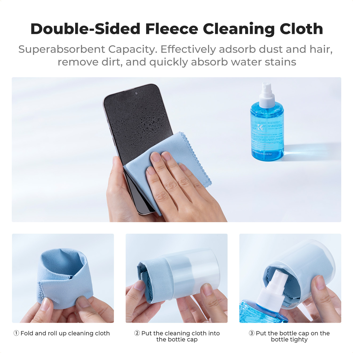 K&F CONCEPT 200ML 스크린 클리너 스프레이 - Watch Polishing Cloth 리뷰 및 가격