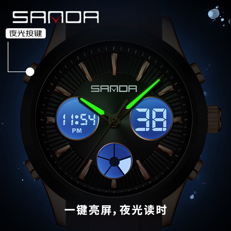 SANDA 전자 시계 야광 3시간 다기능 스포츠 시계  - Smartwatch Watches For Women Smart 리뷰 및 가격