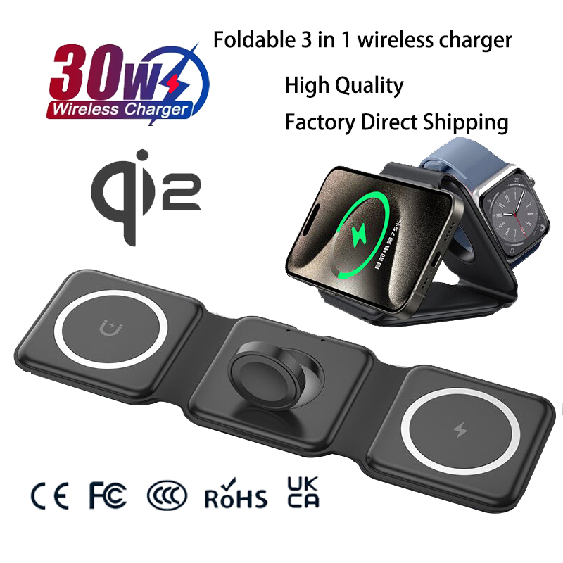 유니버설 Qi2 마그네틱 접이식 충전 스테이션 여행용  - Watches Smartwatch Samsung 리뷰 및 가격