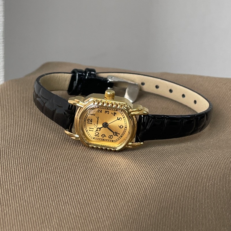 빈티지 타원형 여성용 쿼츠 시계 럭셔리 골드 섬세한 디 - Vintage Digital Watch 리뷰 및 가격