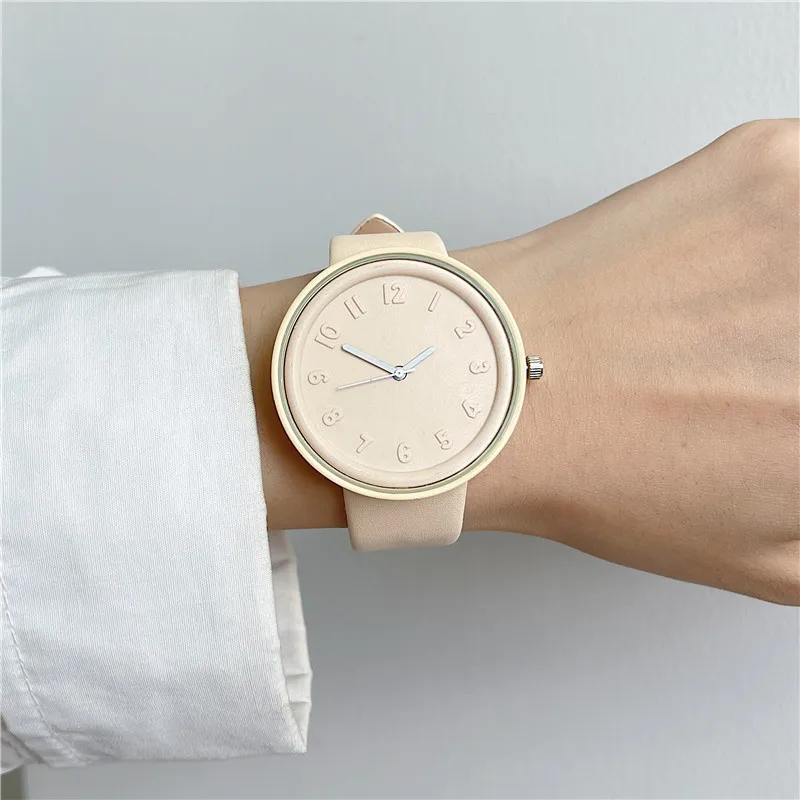 여성용 마카롱 컬러 시리즈 시계, 고품질 패션 쿼츠 시 - Minimalist Thin Watch 리뷰 및 가격