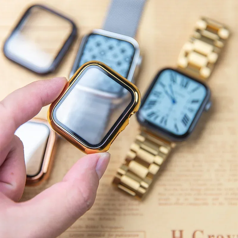 유리 + 케이스 Apple Watch 밴드 44mm 4 - Smartwatch Apple Watches For Women 리뷰 및 가격