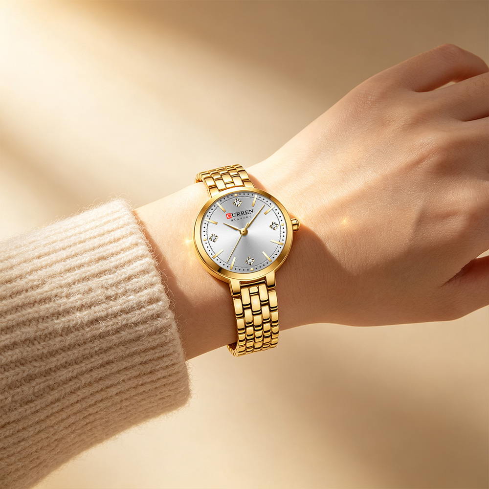 CURREN 여성용 미니멀리스트 얇은 손목시계, 반짝이 - Minimalist Thin Watch 리뷰 및 가격