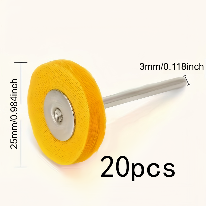 20Pcs 3mm 노란색 연마 천 휠, 내마모성 보풀  - Watch Polishing Cloth 리뷰 및 가격