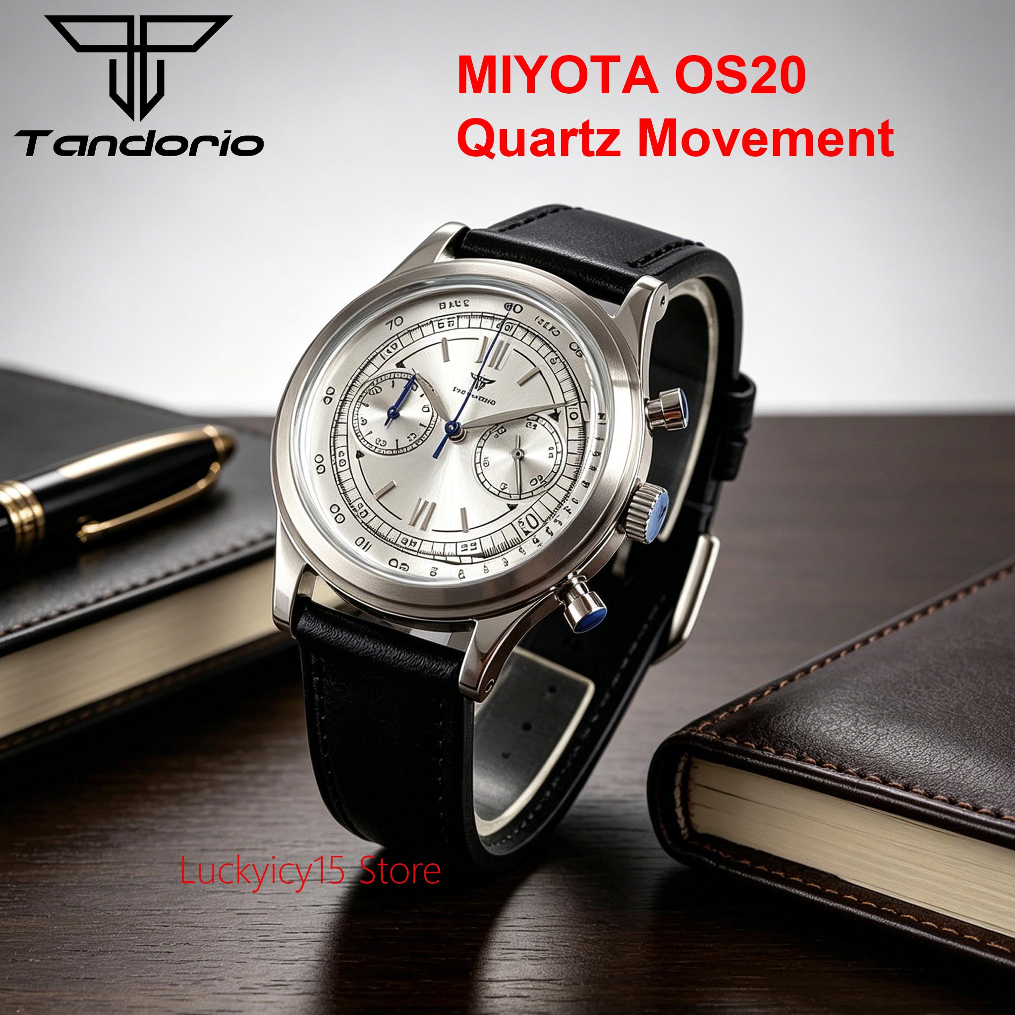 남성용 빈티지 쿼츠 시계 MIYOTA OS20 다기능  - Vintage Digital Watch 리뷰 및 가격